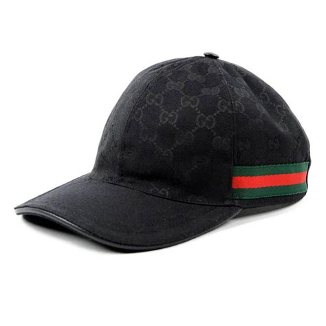 negro gucci cap|Gucci baseball cap price.